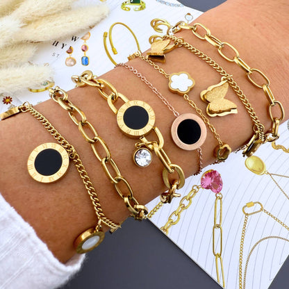 Armband – 18K Guldpläterat Stål