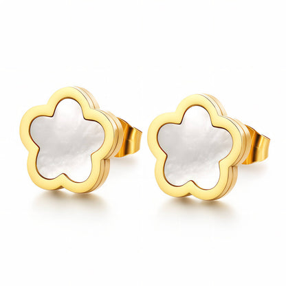 Örhängen – 18K Guldpläterat Stål