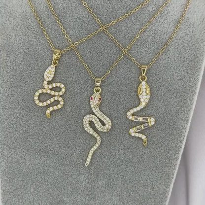 "Orm" Necklace – 18K Guldpläterat Stål