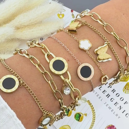 Armband – 18K Guldpläterat Stål